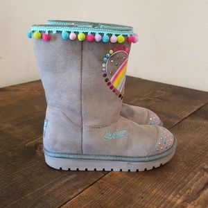 Girls Skechers Light Up Twinkle Toes Boots